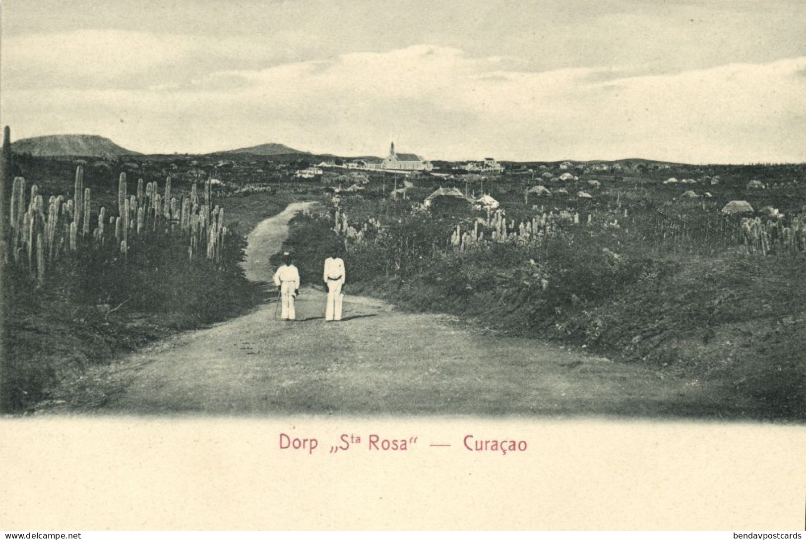 Curacao, W.I., SANTA ROSA, Panorama (1900s) Gebr. Jonckheer Postcard - Curaçao