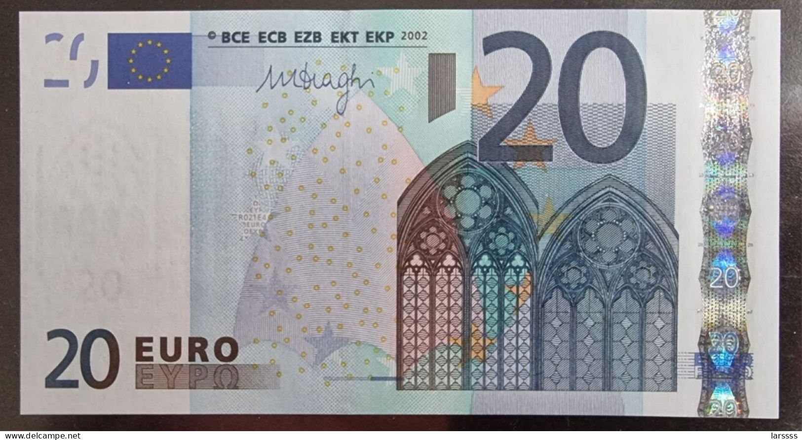 1 X 20€ Euro Draghi  R021E4 P34463288584 - UNC Netherlands / Holland - 20 Euro