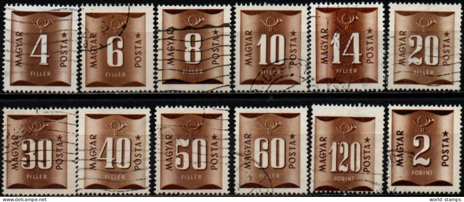 HONGRIE 1952 O - Postage Due