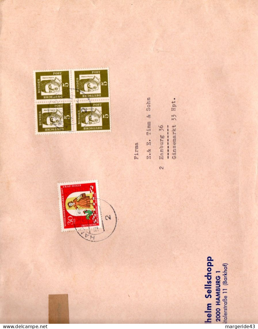 ALLEMAGNE RFA LOT DE 53  LETTRES - Kilowaar (max. 999 Zegels)