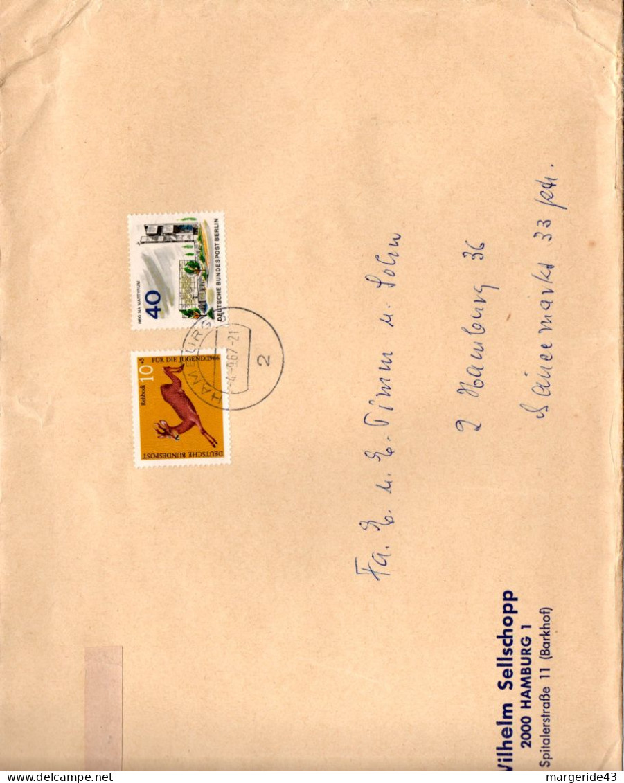 ALLEMAGNE RFA LOT DE 53  LETTRES