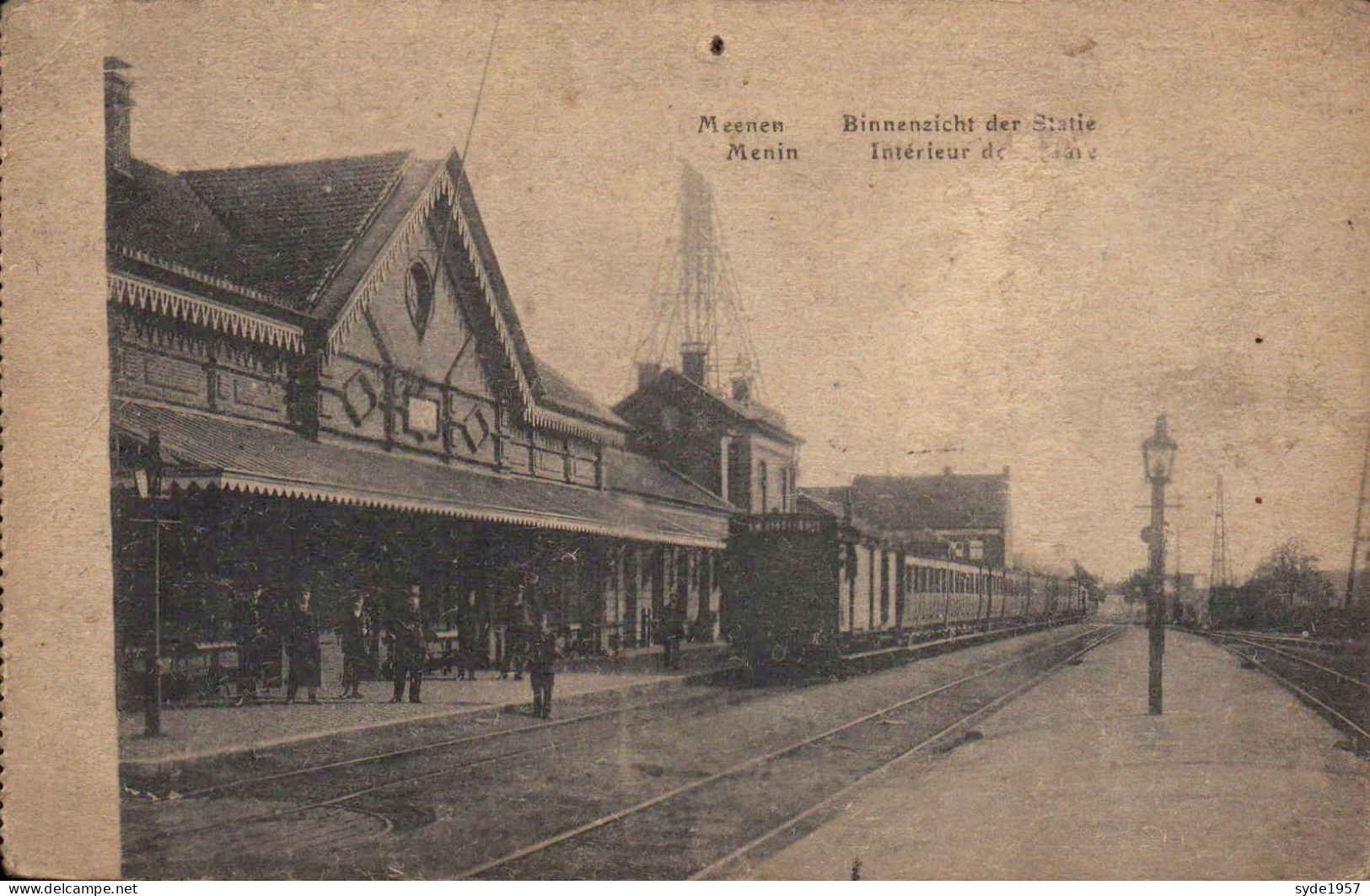 MENIN - L'intérieur De La Gare (Ed. S.- D. ) - Menen