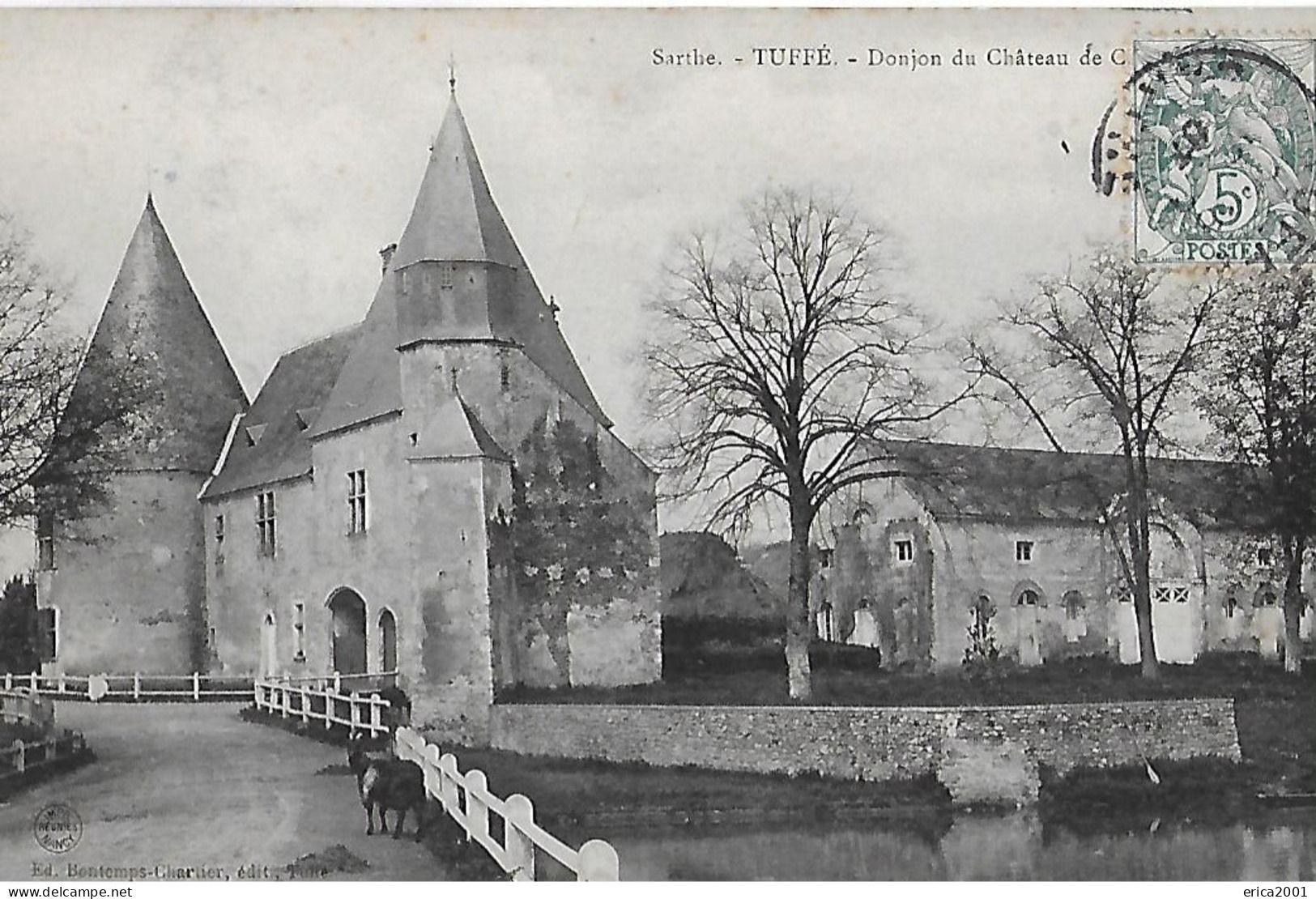 Tuffe. Le Donjon Du Chateau De Cheronne. - Tuffe