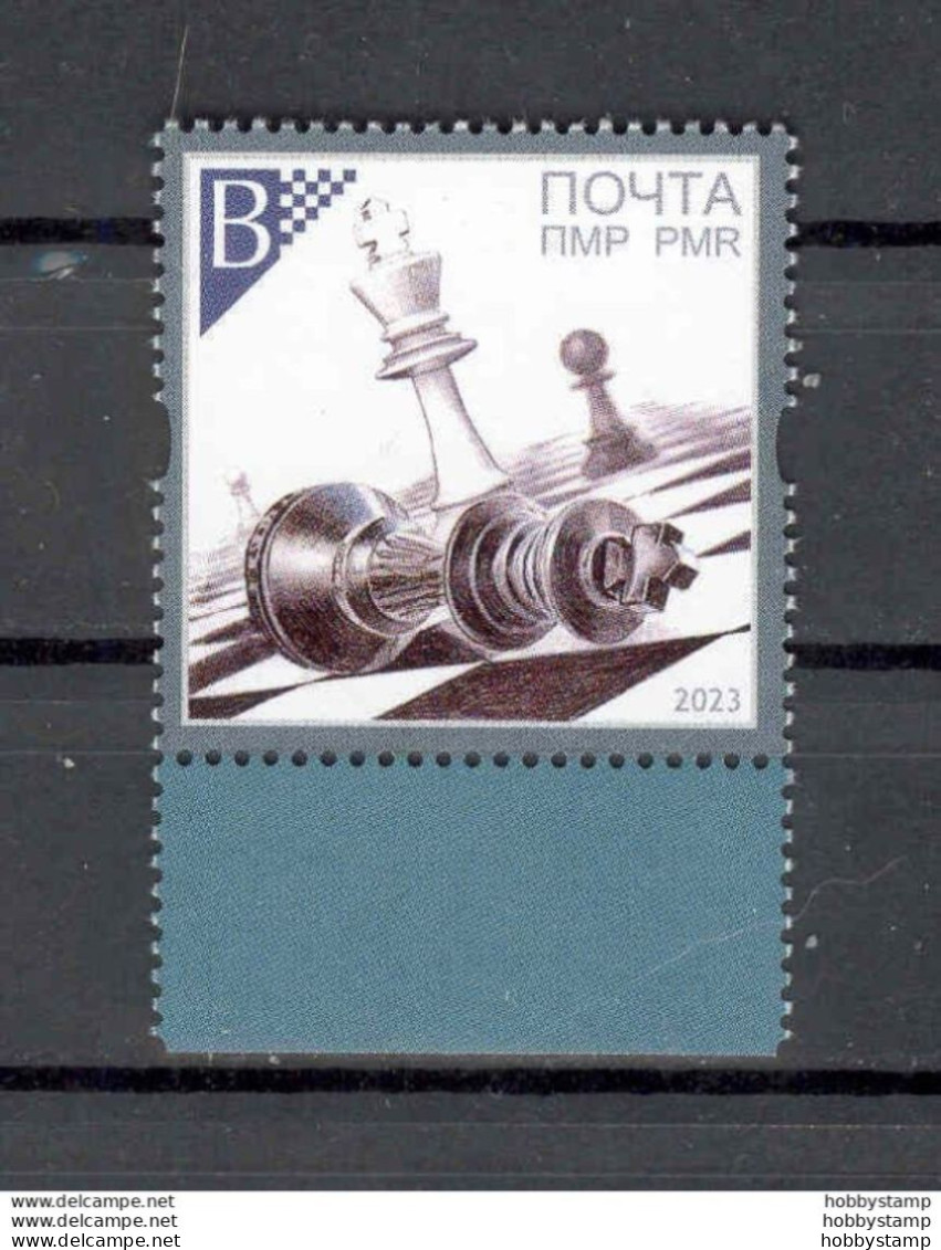 Label Transnistria 2023 Chess 1v**MNH - Etichette Di Fantasia