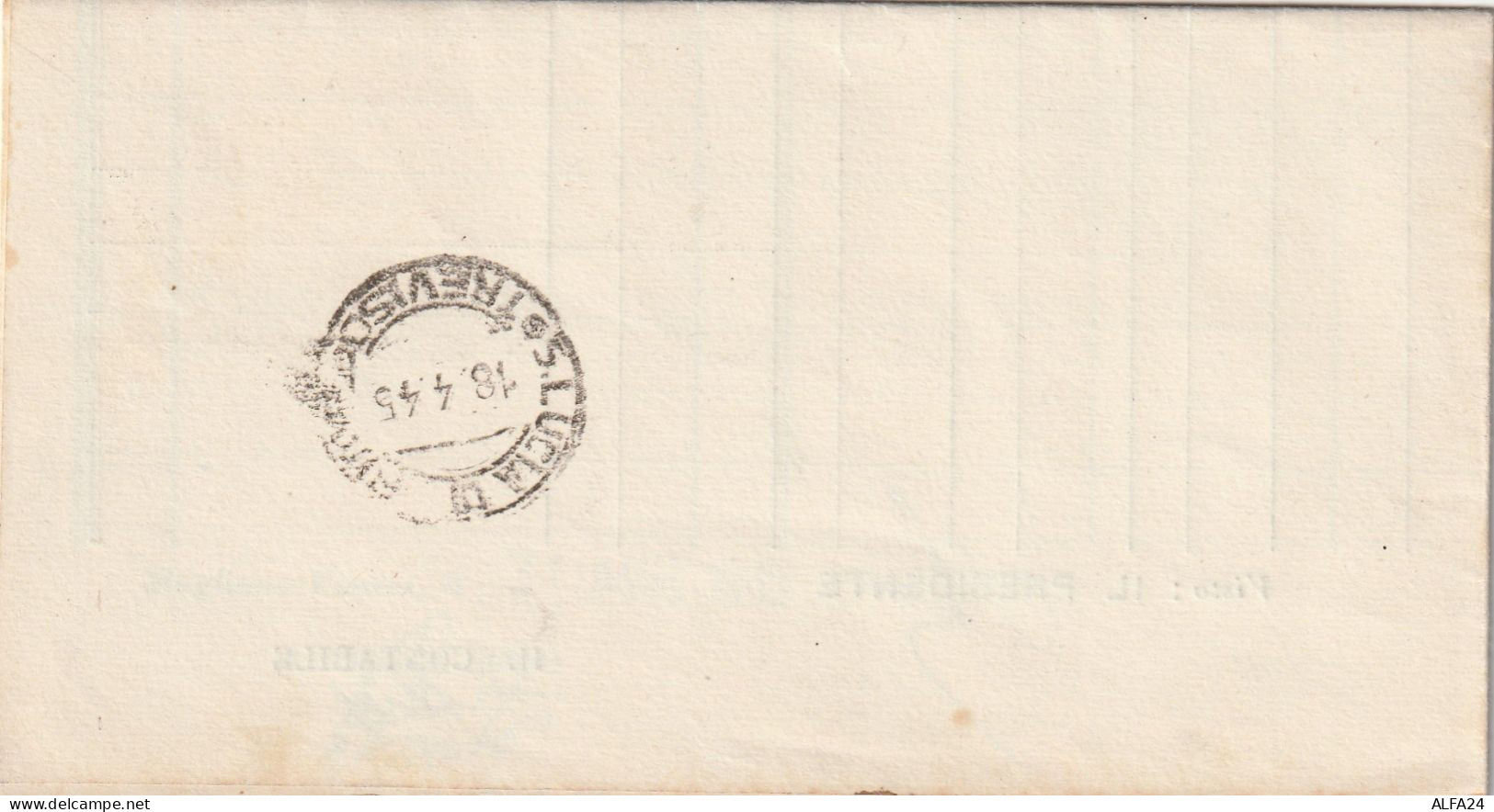 LETTERA 1945 RSI 30+2X10 TIMBRO TREVISO (YK865 - Poststempel