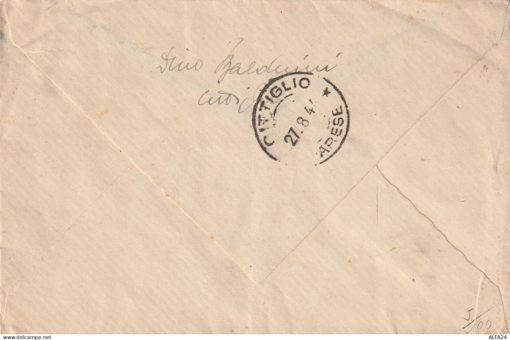 LETTERA 1944 RSI 20+30 SS TIMBRO CITTIGLIO VARESE  (YK764 - Poststempel