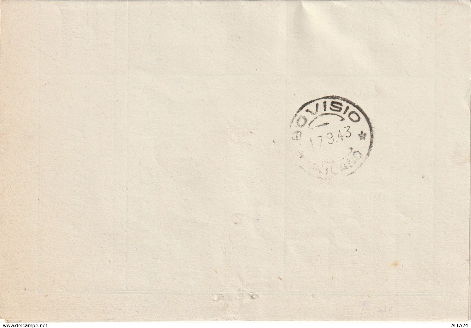 RACCOMANDATA 1943 RSI 2X5+75 TIMBRO MILANO BOVISIO (YK531 - Poststempel