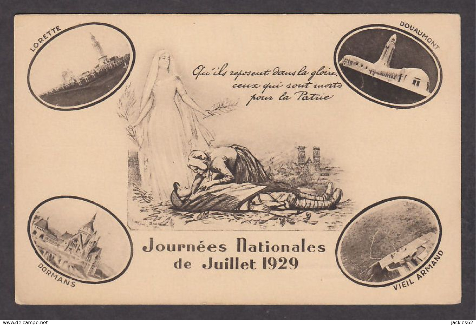 094905/ Journées Nationales De Juillet 1929 (pour La Construction Du Mémorial Dormans) - Cimiteri Militari
