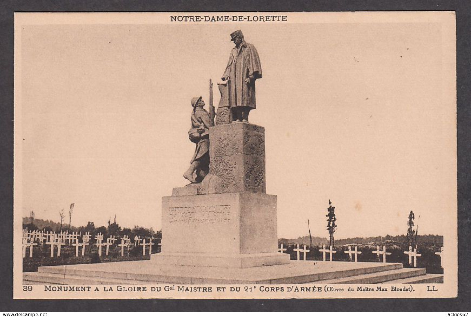 094896/ Mémorial De N .D. De Lorette, Monument Du Général Maistre - Oorlogsbegraafplaatsen