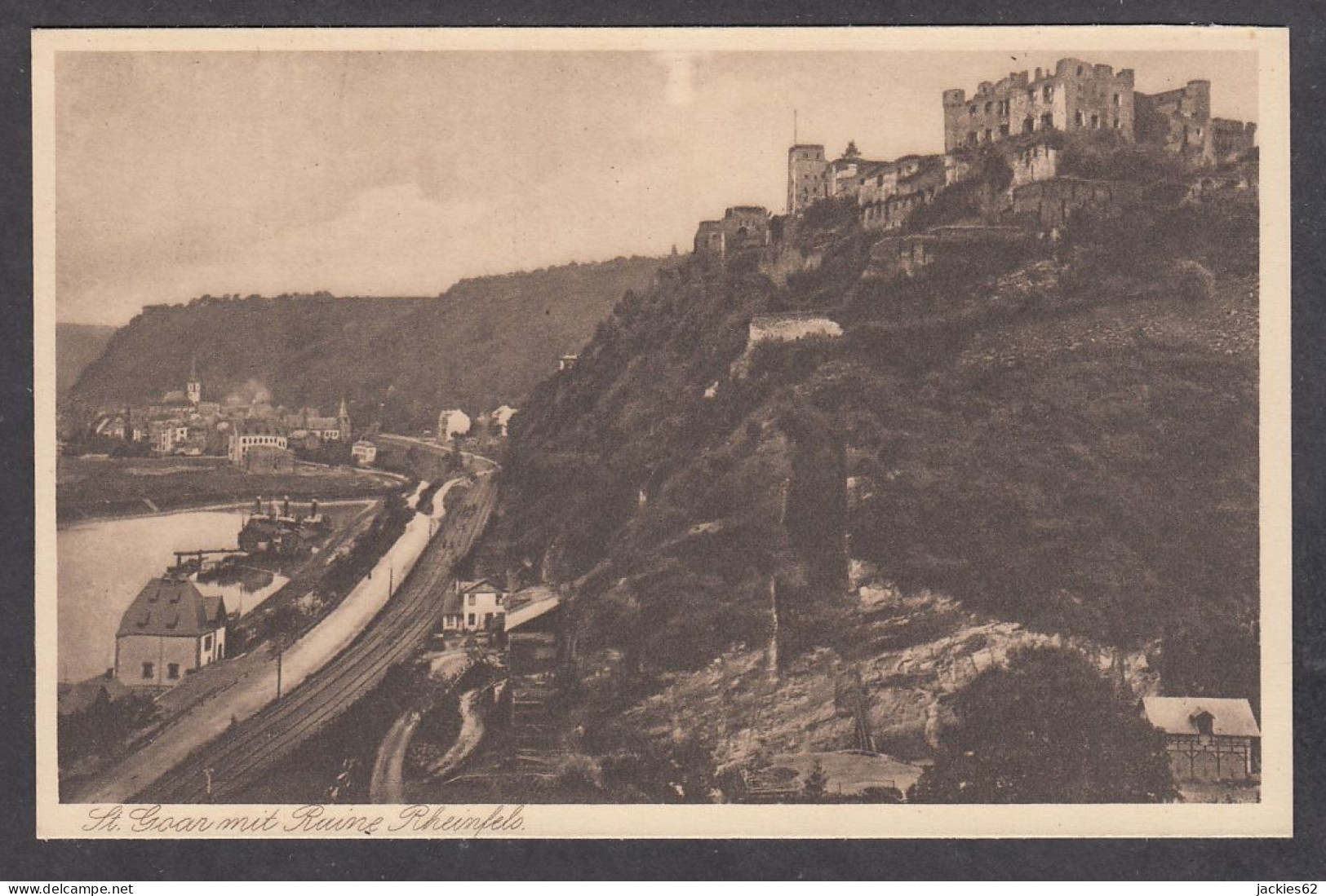 107053/ ST. GOAR Mit Ruine Rheinfels - St. Goar