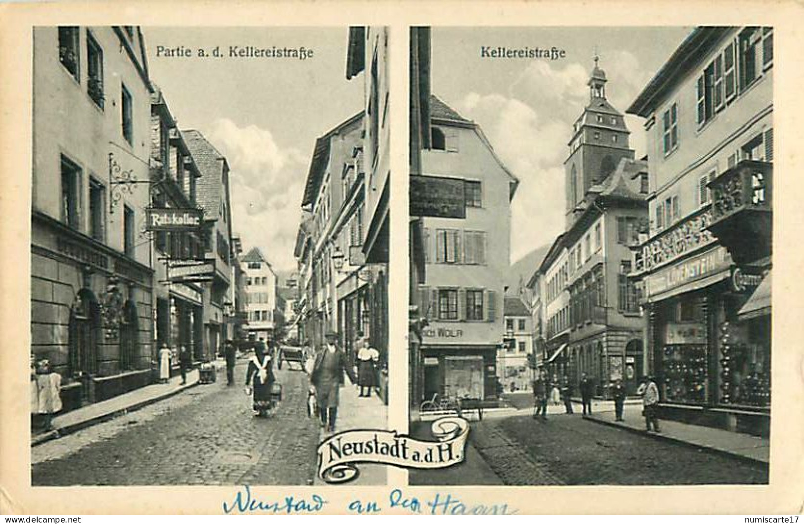 Cpa NEUSTADT - Partie A.d. Kellereistrasse - - Neustadt (Weinstr.)