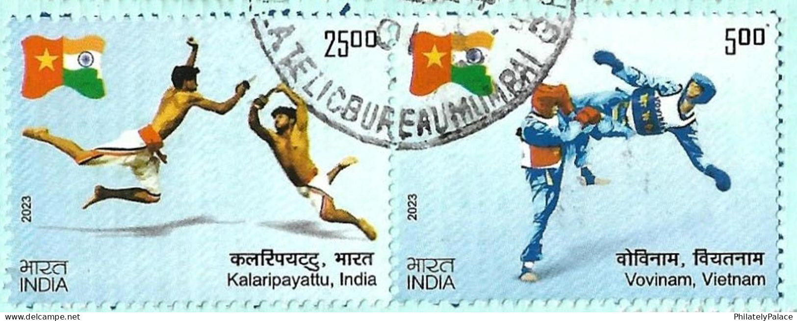 2024 India- USA- India, Refused Undelivered ,G20,Mauritius,Vietnam,Flag,Bird,Bridal, Joint Issue, Cover (**) Inde Indien