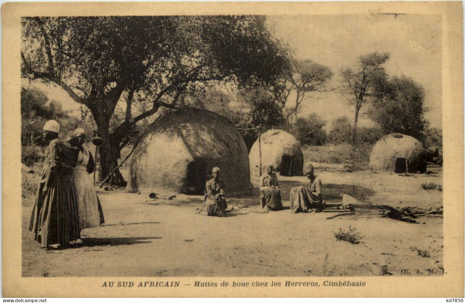 Sud Africain - Herreros - Cimbebasie - Südafrika