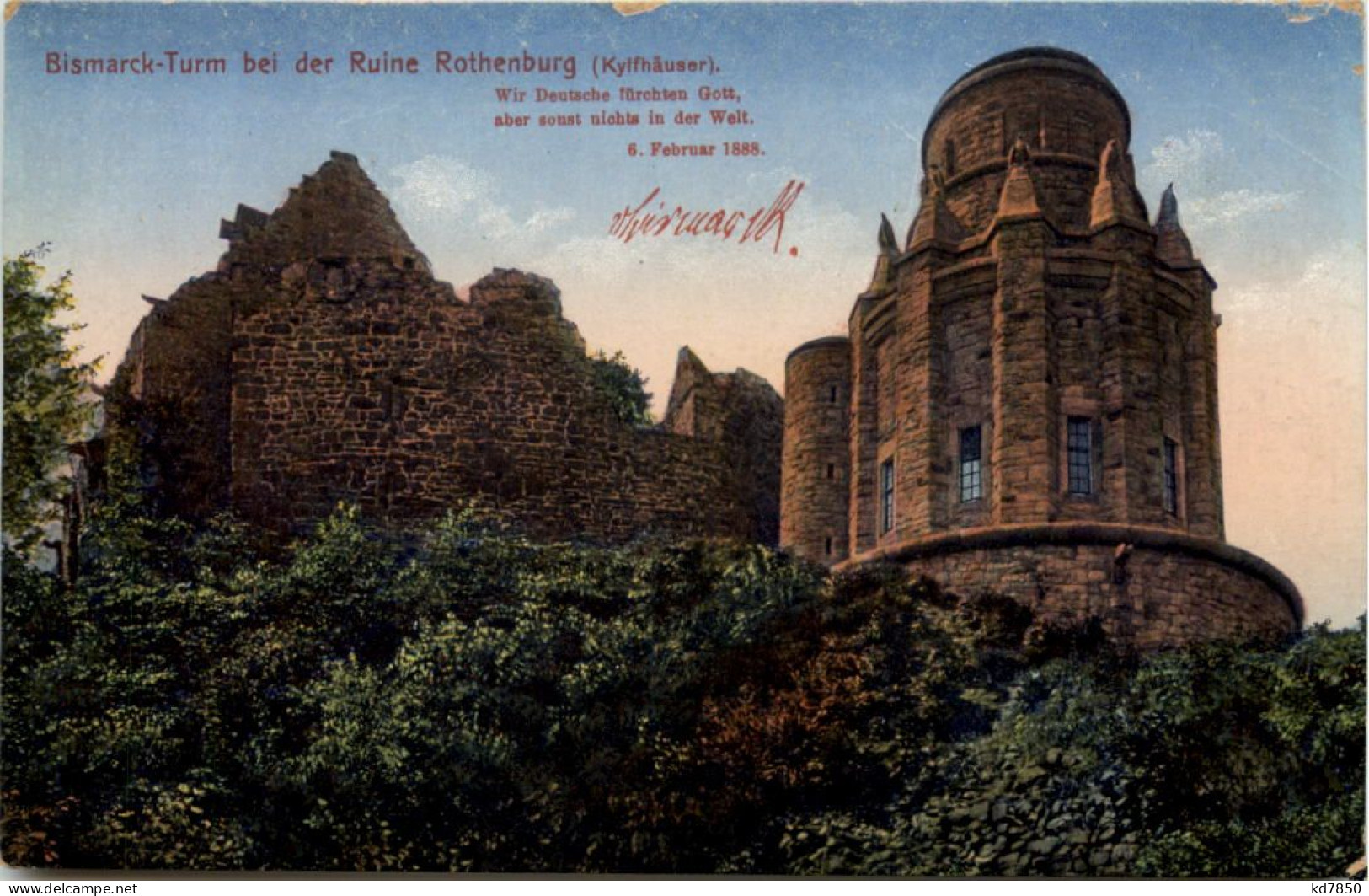 Bismarck Turm Bei Der Ruine Rothenburg - Kyffhäuser - Kyffhäuser