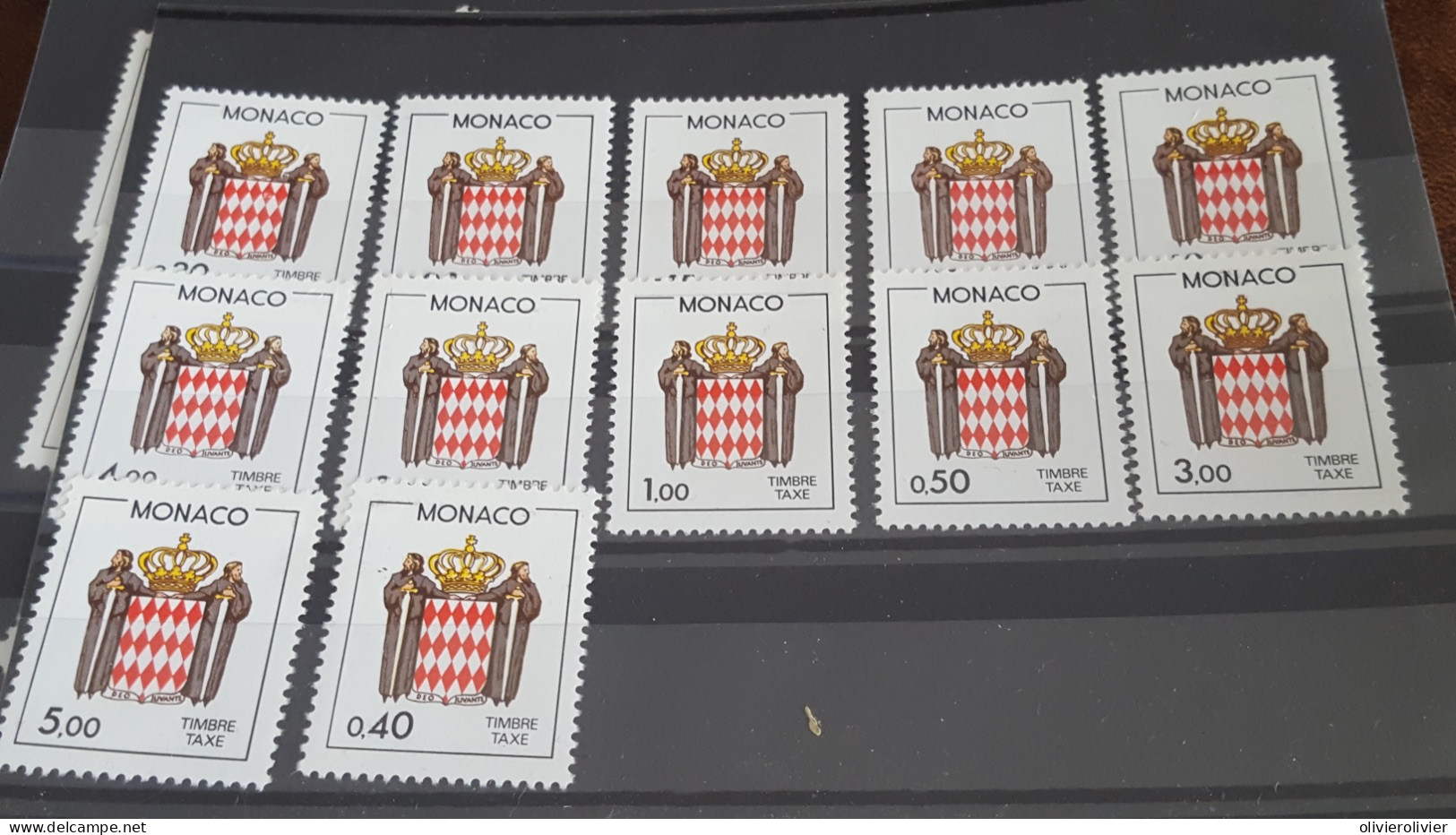 REF A623 MONACO NEUF** TAXE - Collections, Lots & Series