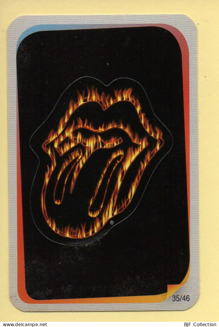 Carte Rolling Stones N° 35/46 / LOGO (Autocollant) Carrefour Market / Année 2012 - Autres & Non Classés
