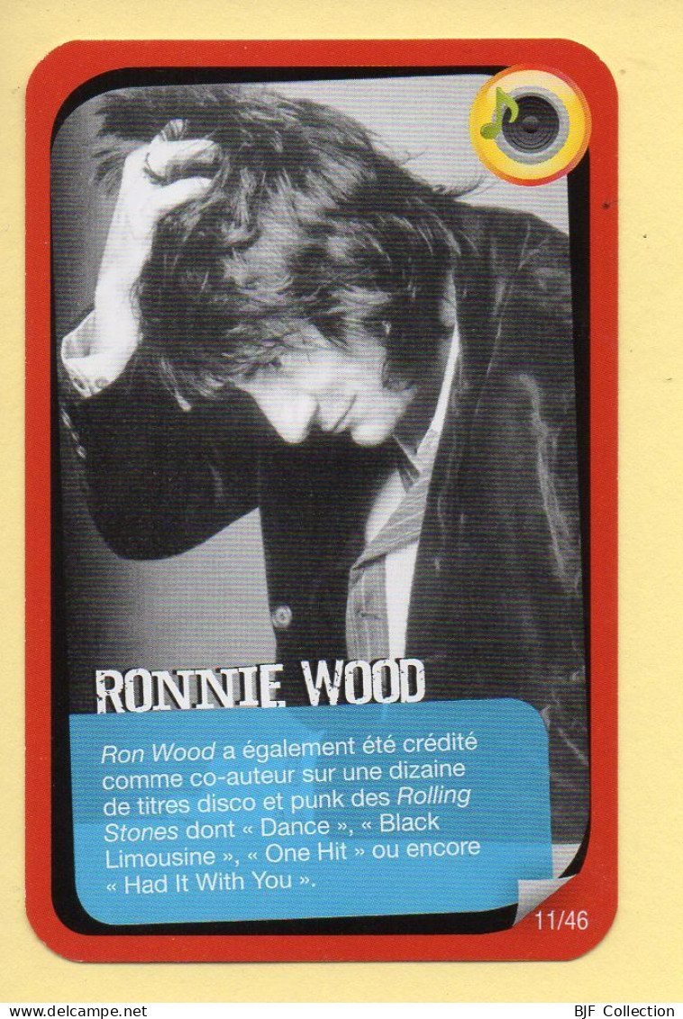 Carte Rolling Stones N° 11/46 / RONNIE WOOD / Carrefour Market / Année 2012 - Autres & Non Classés
