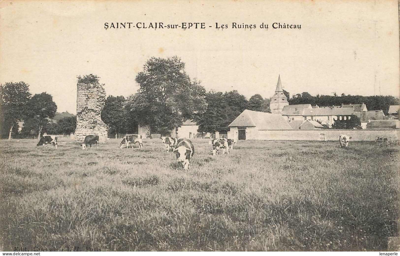 D5508 Saint Clair Sur Epte Les Ruines Du Chateau - Saint-Clair-sur-Epte