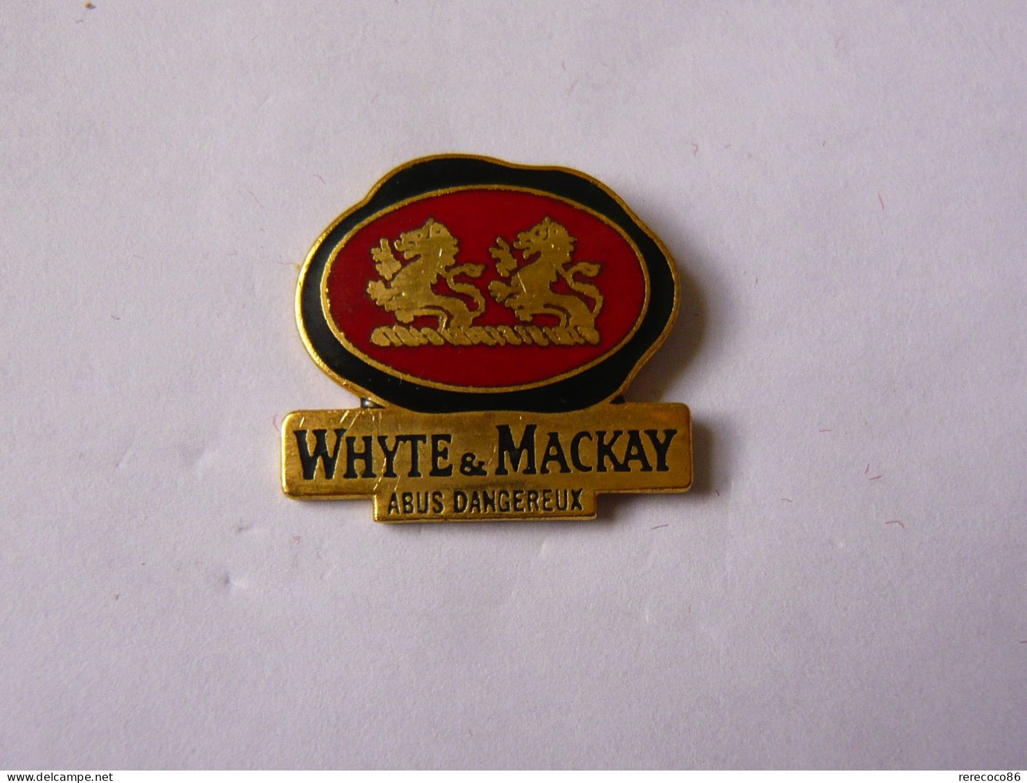 Pin S  WHISKY WHYTE & MACKAY ECOSSAIS - Beverages