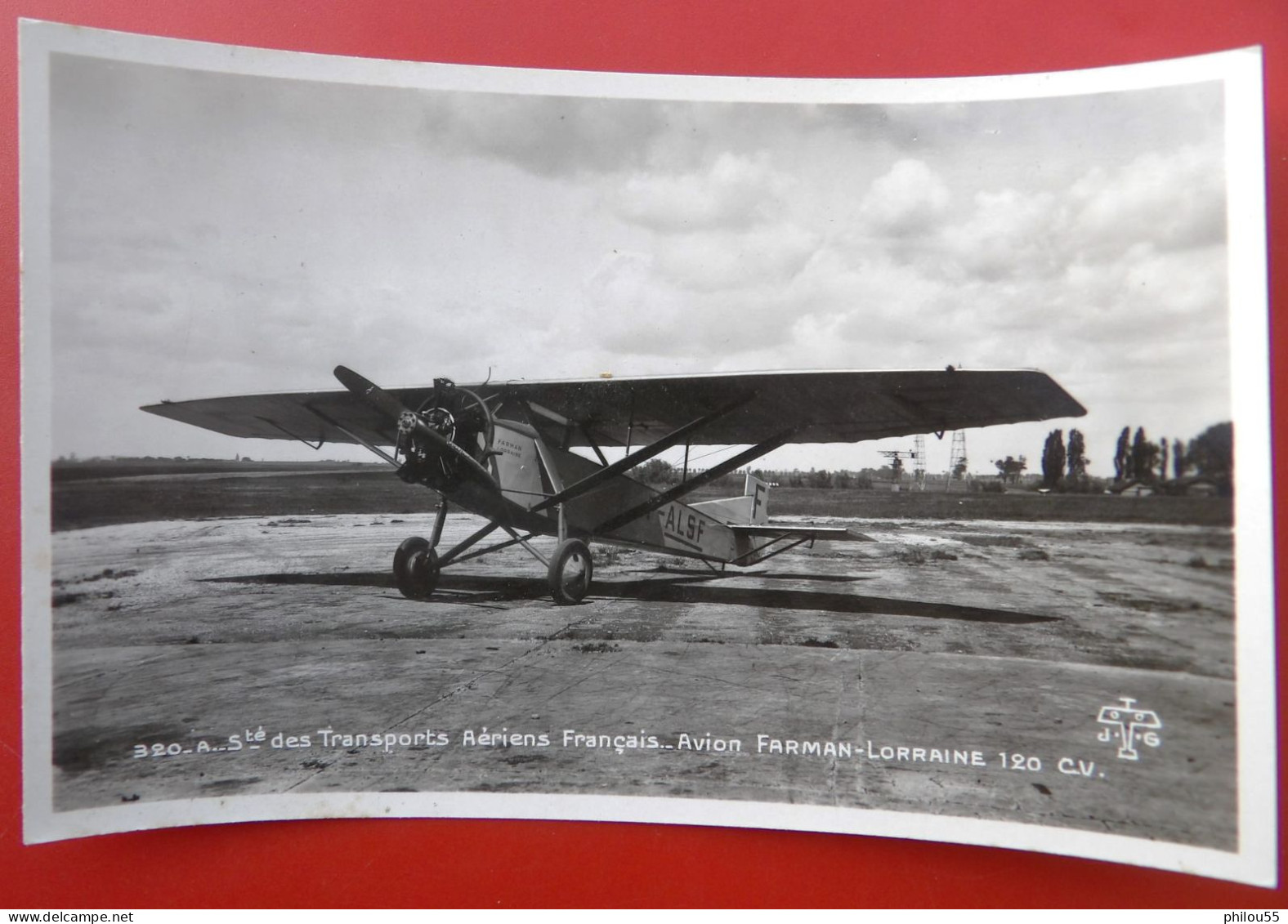 Cpa Societe Des Transports Aeriens Francais Avion FARMAN LORRAINE 12CV - 1919-1938: Entre Guerres