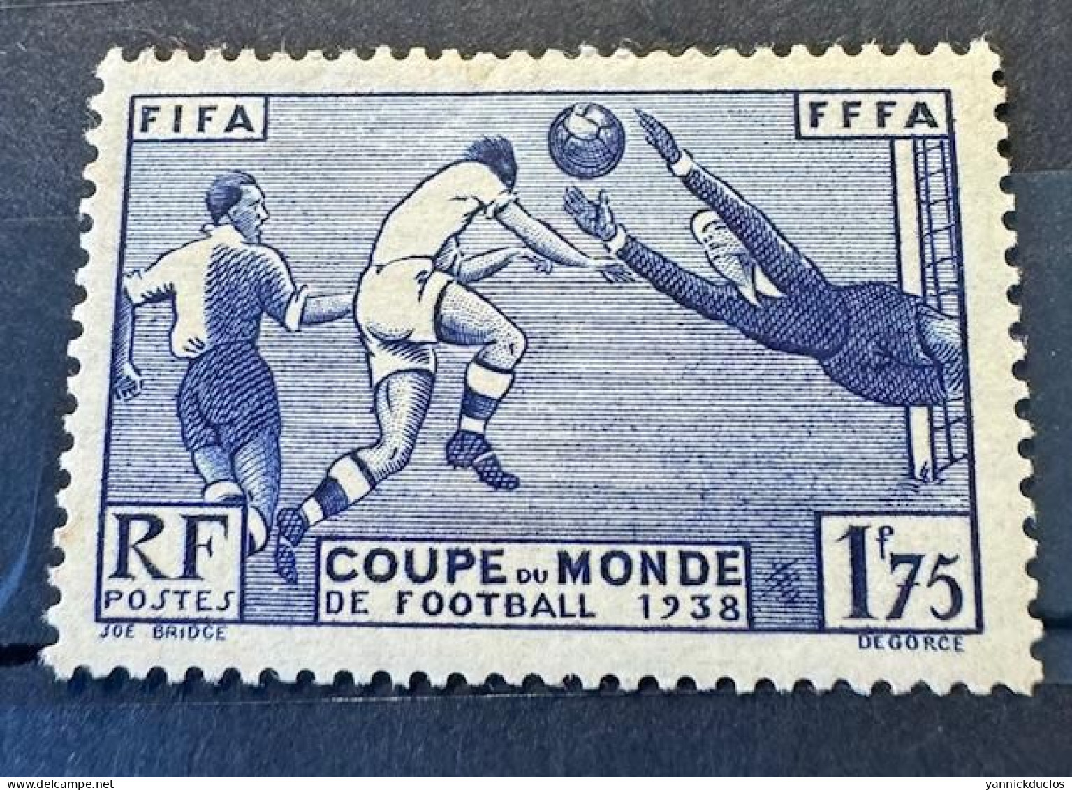 FRANCE 1938 COUPE DU MONDE DE FOOTBALL YT N° 396 Neuf - Autres & Non Classés