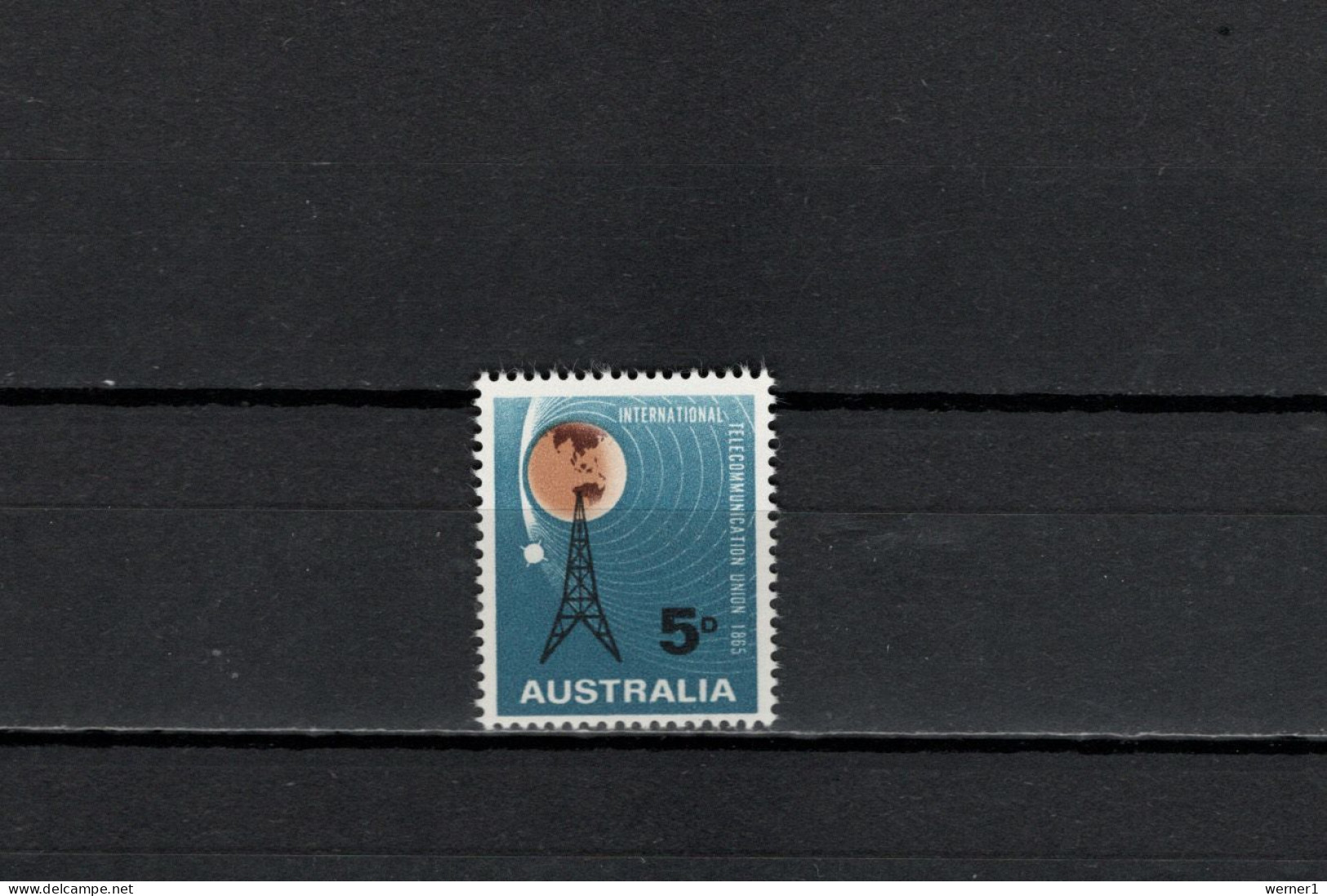 Australia 1965 Space ITU Centenary Stamp MNH - Océanie