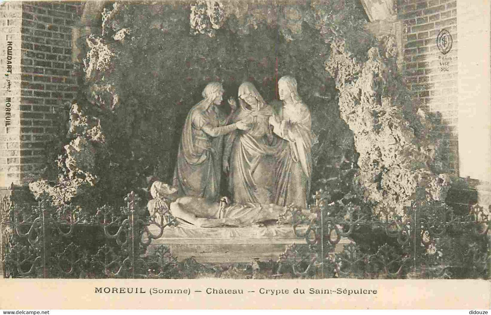 80 - Moreuil - Château — Crypte Du Saint-Sépulcre - Art Religieux - CPA - Voir Scans Recto-Verso - Moreuil
