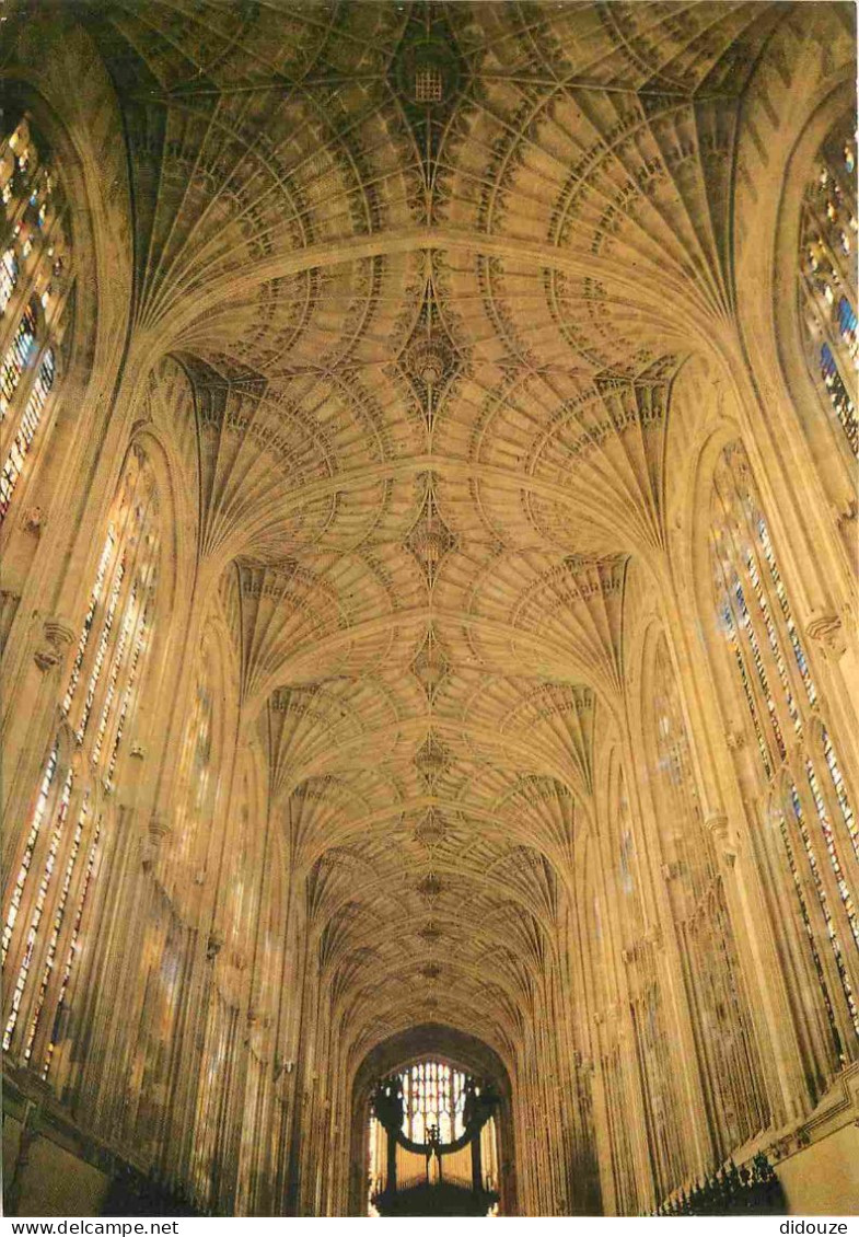Angleterre - Cambridge - King's College Chapel - The Great Vault - Cambridgeshire - England - Royaume Uni - UK - United  - Cambridge