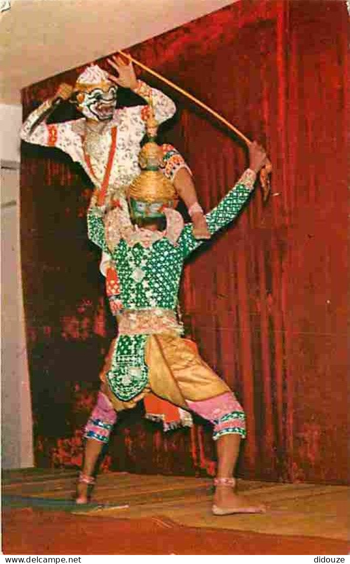 Thailande - Bangkok - Khon Dance - The White Monkey Fighting With The King Of Giant - Folklore - Carte Neuve - CPM - Voi - Tailandia