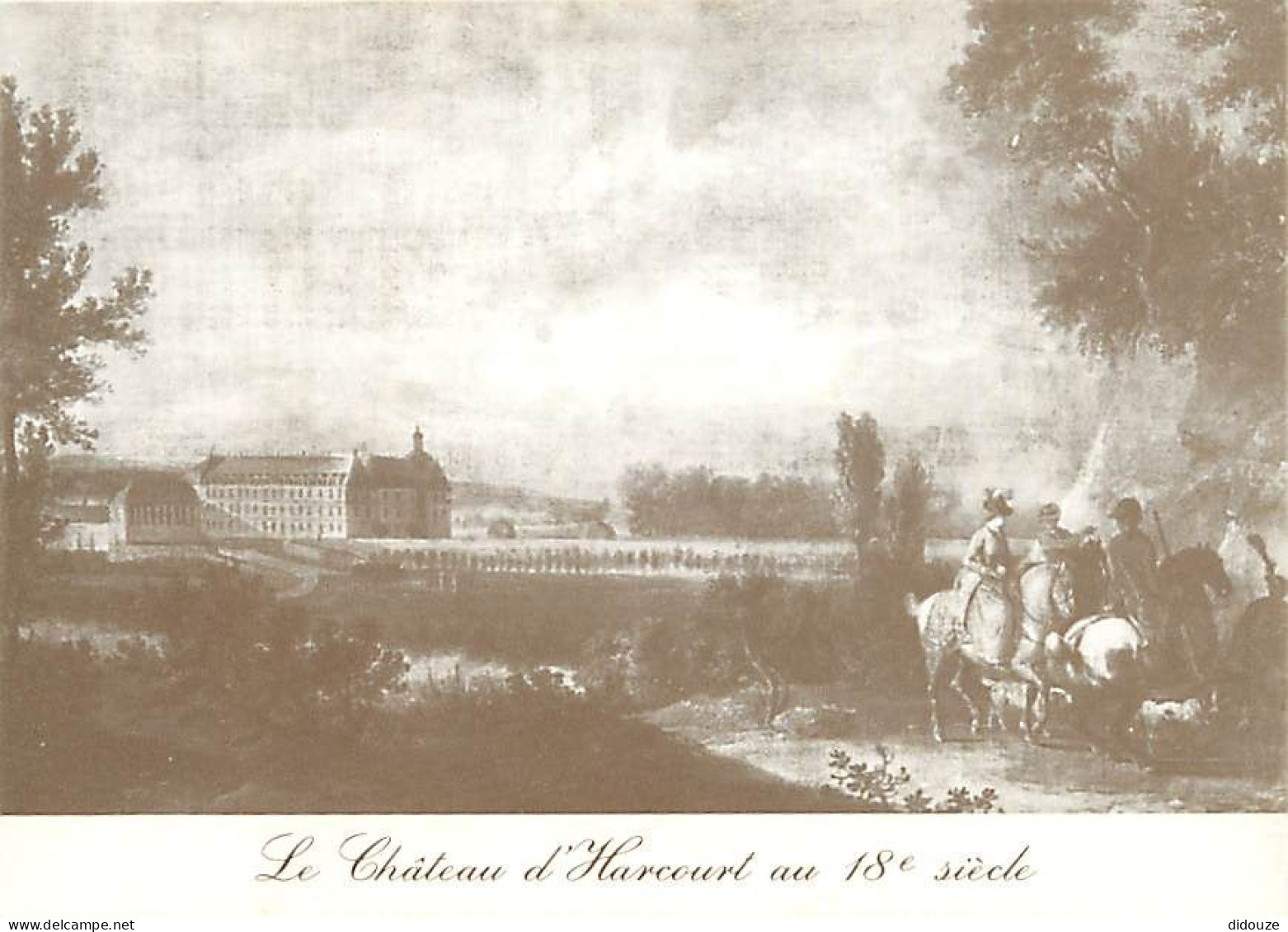 14 - Thury Harcourt - Vue Du Château D'Harcourt D'après Une Estampe Du XVIIIe Siècle - Carte Neuve - CPM - Voir Scans Re - Thury Harcourt