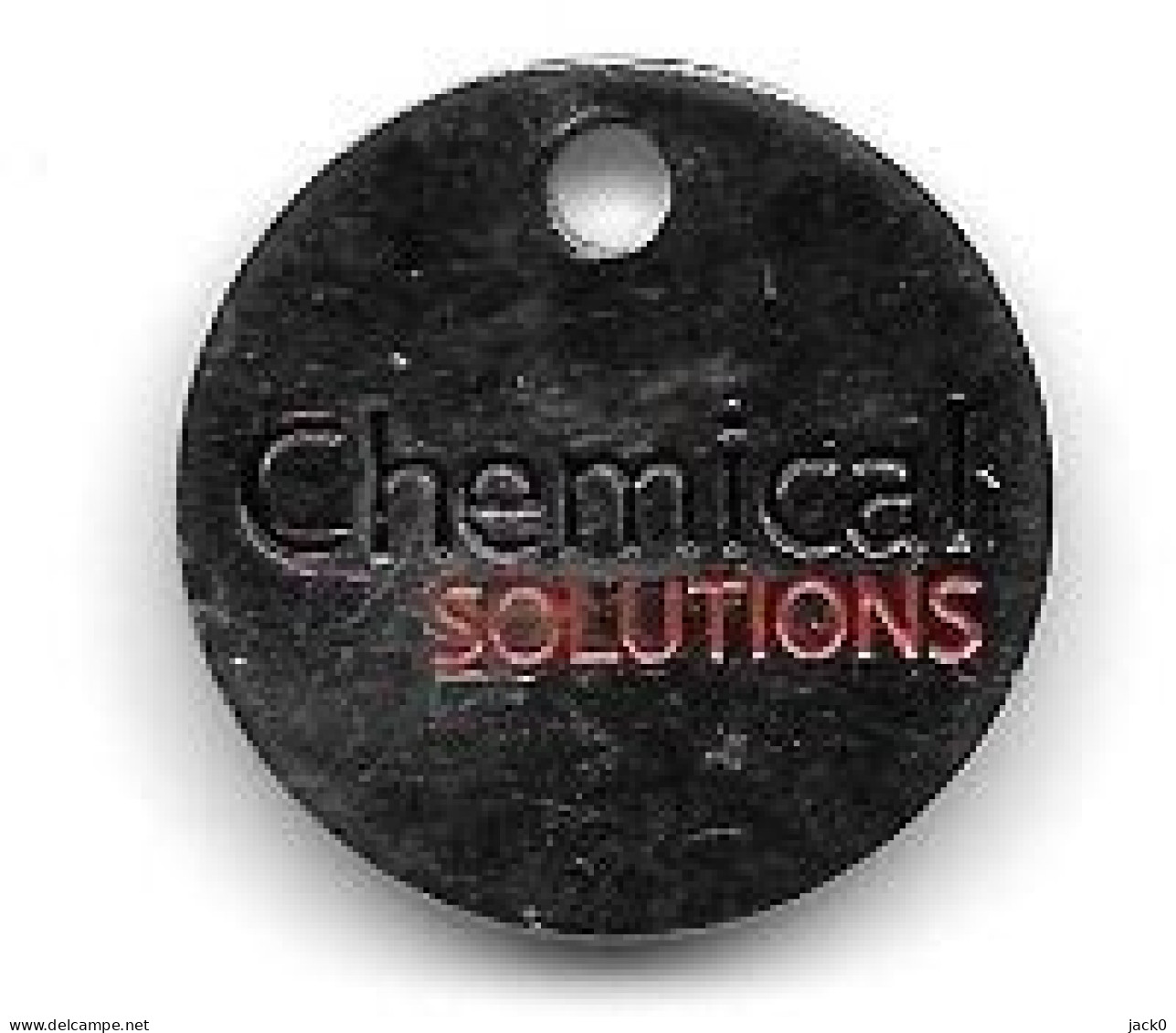 Jeton De Caddie  Verso  CHEMICAL  Solutions (  Fournisseur Et Distributeur De Produits Chimiques )  Recto  Verso - Trolley Token/Shopping Trolley Chip