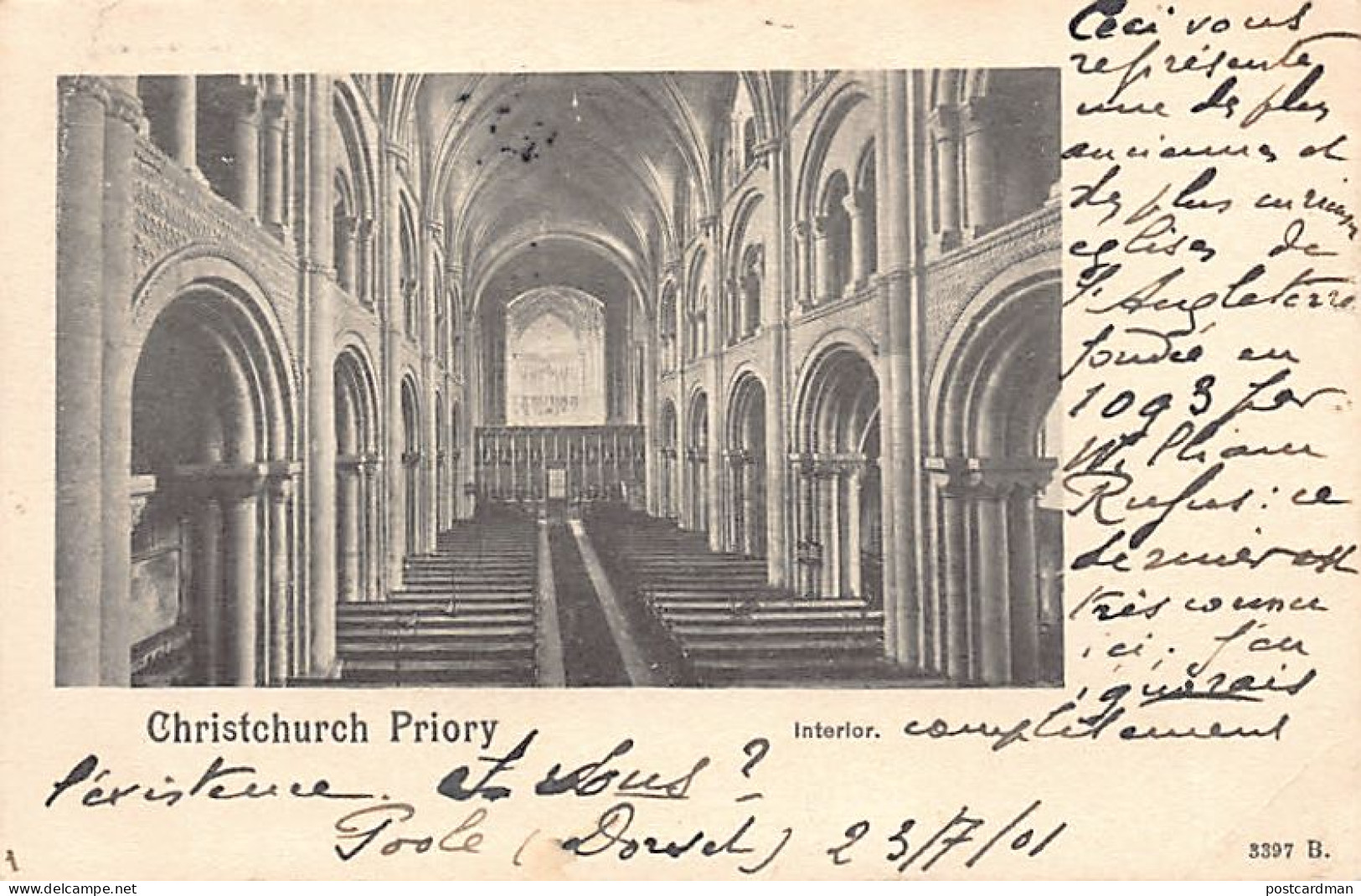 England CHRISTCHURCH Priory Interior - Otros & Sin Clasificación