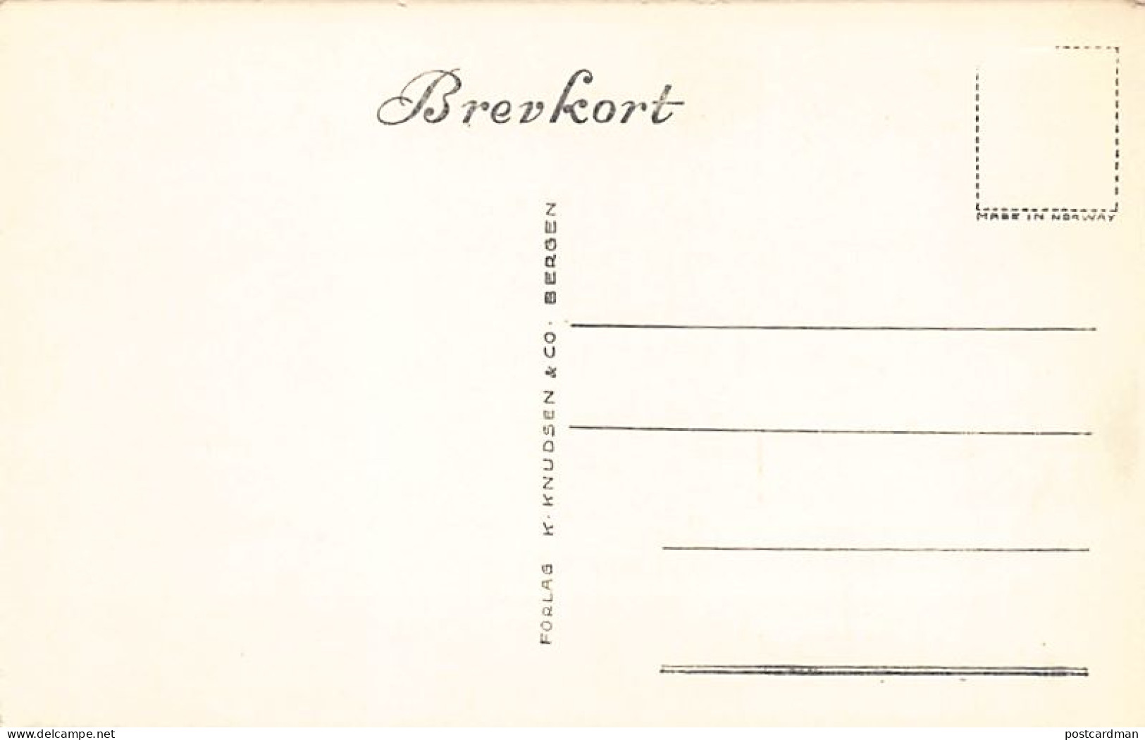 Norway - BERGEN - Tyskekirken - Publ. K.K. 141 - Noruega