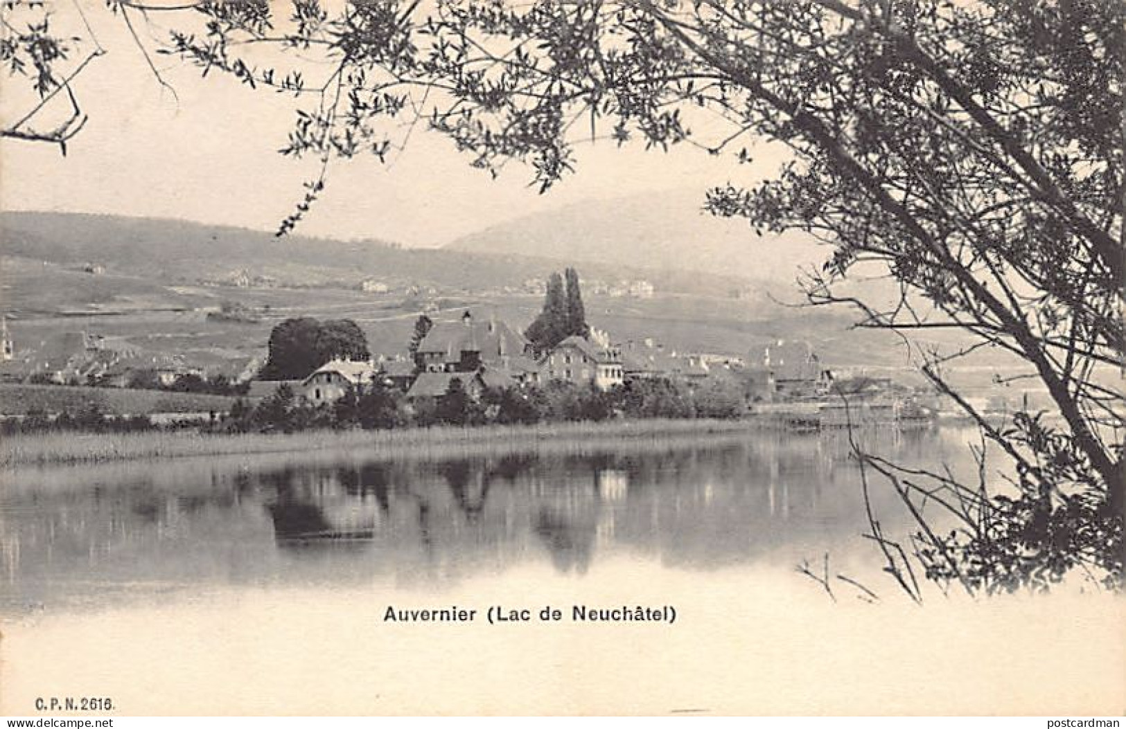 AUVERNIER (NE) Lac De Neuchâtel - Ed. C.P.N. 2616 - Auvernier