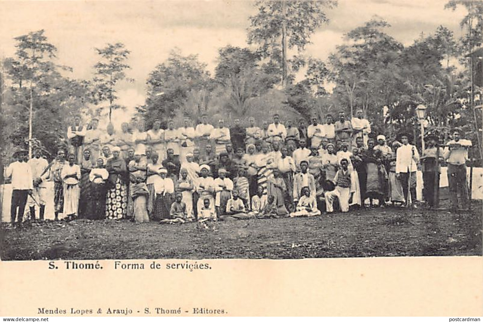 SAO TOME - Servants - Publ. Mendes. - São Tomé Und Príncipe