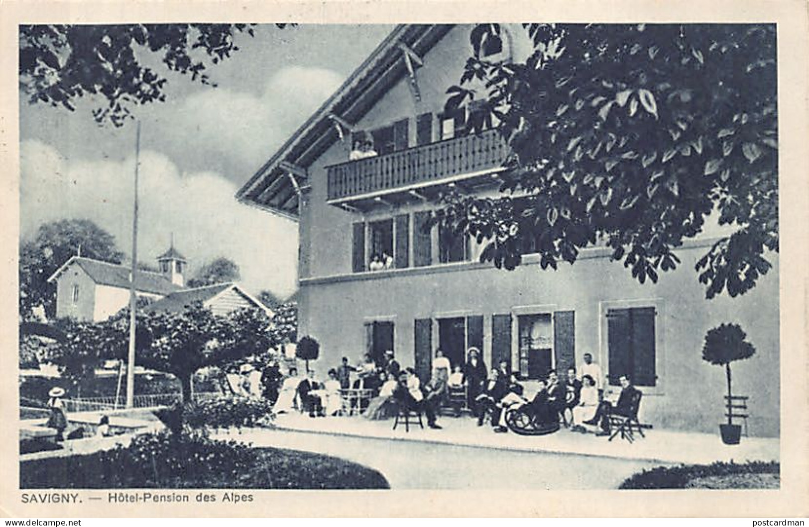 SAVIGNY (VD) Hôtel-Pension Des Alpes - Ed. Inconnu  - Savigny
