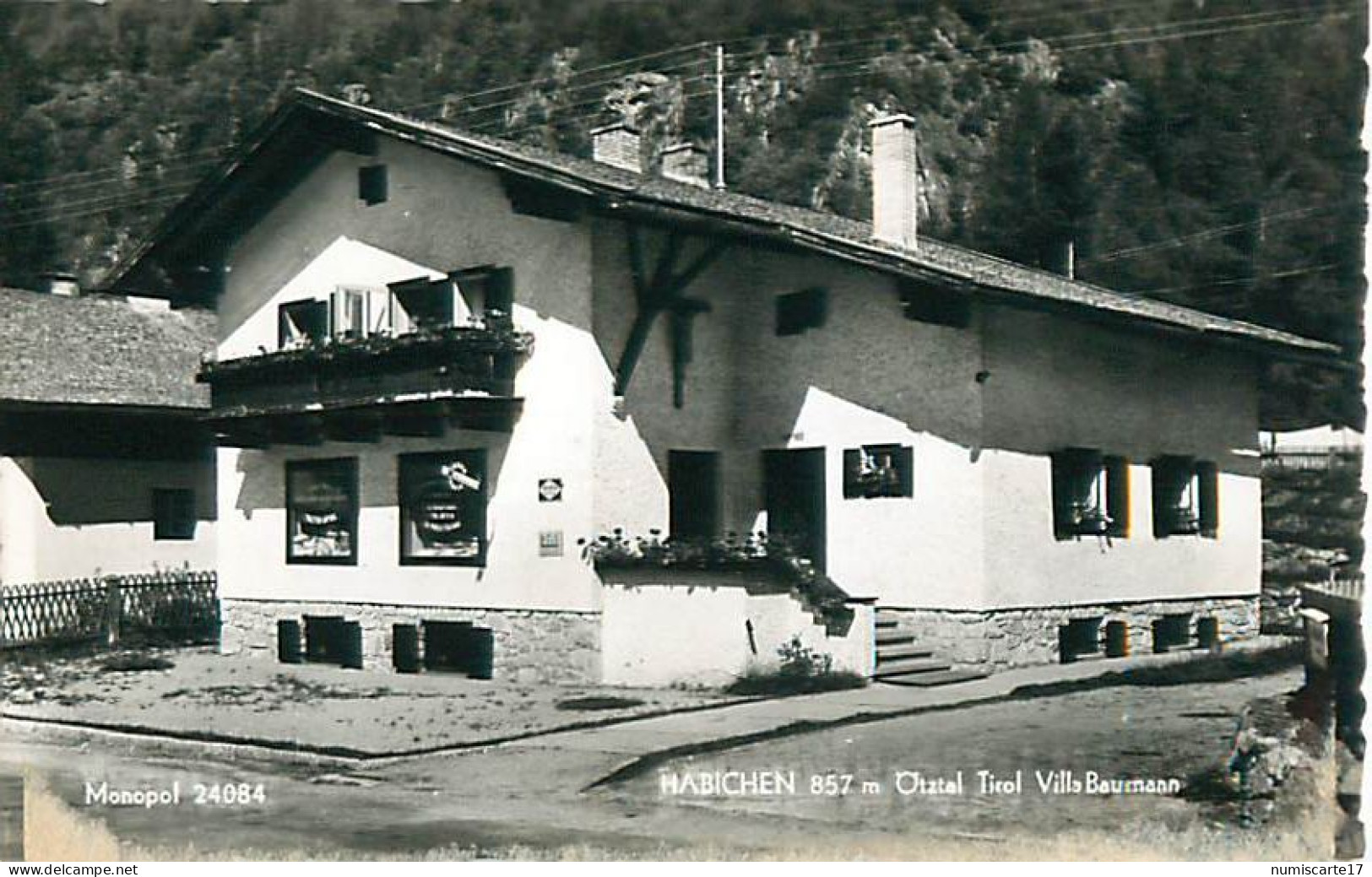 Cpsm HABICHEN Otztal Tirol Villa Baumann  - Tabak Trafik - Oetz