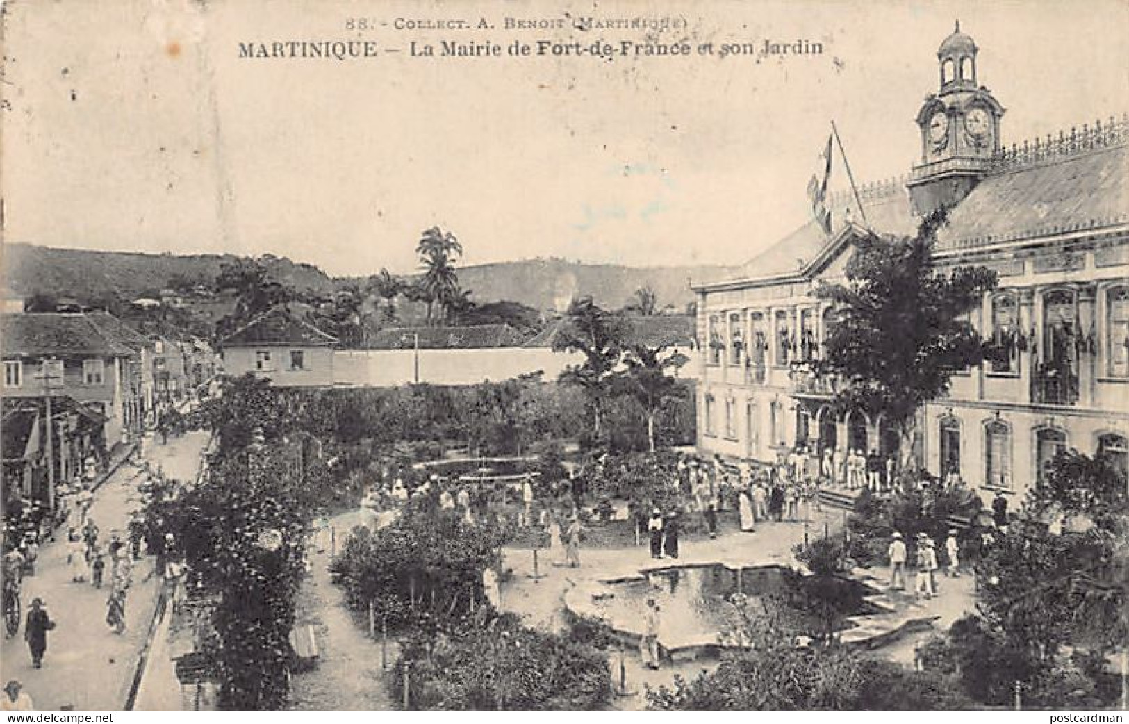 Martinique - La Mairie De Fort-de-France Et Son Jardin - Ed. A. Benoit-Jeannette 88 - Fort De France