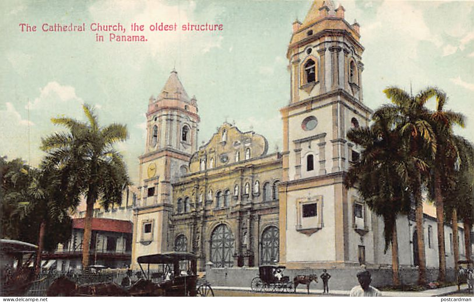 Ciudad De Panamá - The Cathedral Church, The Oldest Structure In Panama - Publ. I. L. Maduro Jr. 148C - Panamá