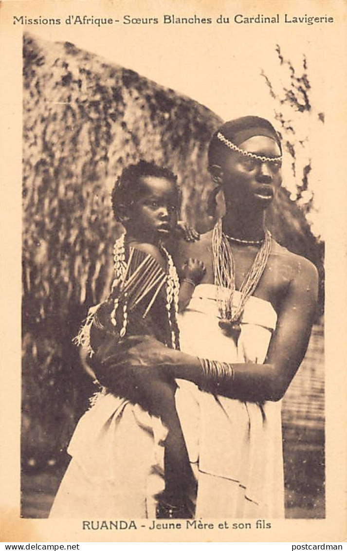Rwanda - Jeune Mère Et Son Fils - Ed. Soeurs Blanches Du Cardinal Lavigerie - Ruanda