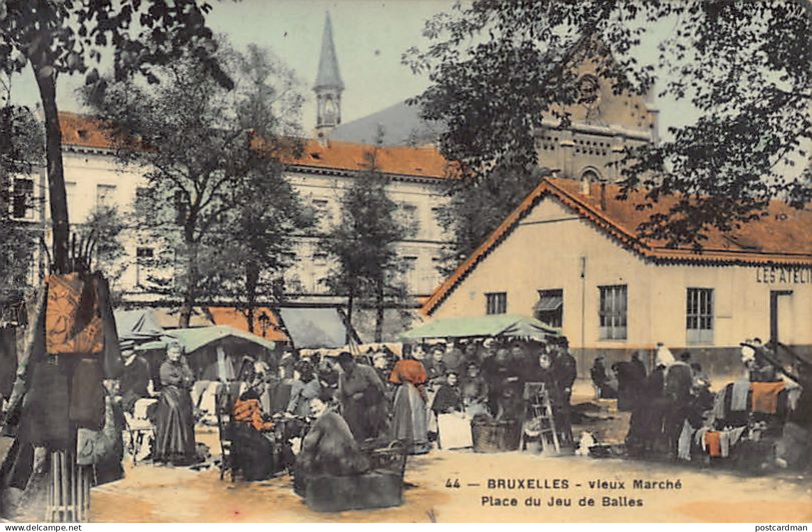 Belgique - BRUXELLES - Vieux Marché - Place Du Jeu De Balles - Märkte
