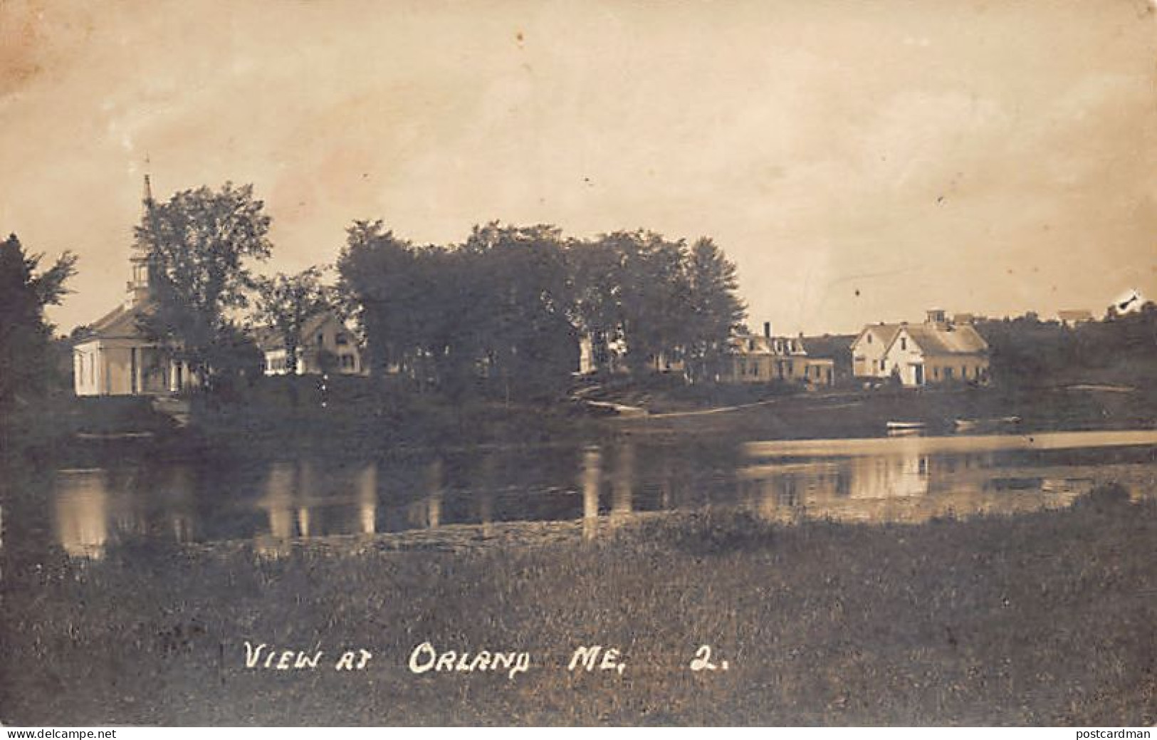 ORLAND (ME) General View - REAL PHOTO - Publ. Eastern Illustrating Co. - Autres & Non Classés