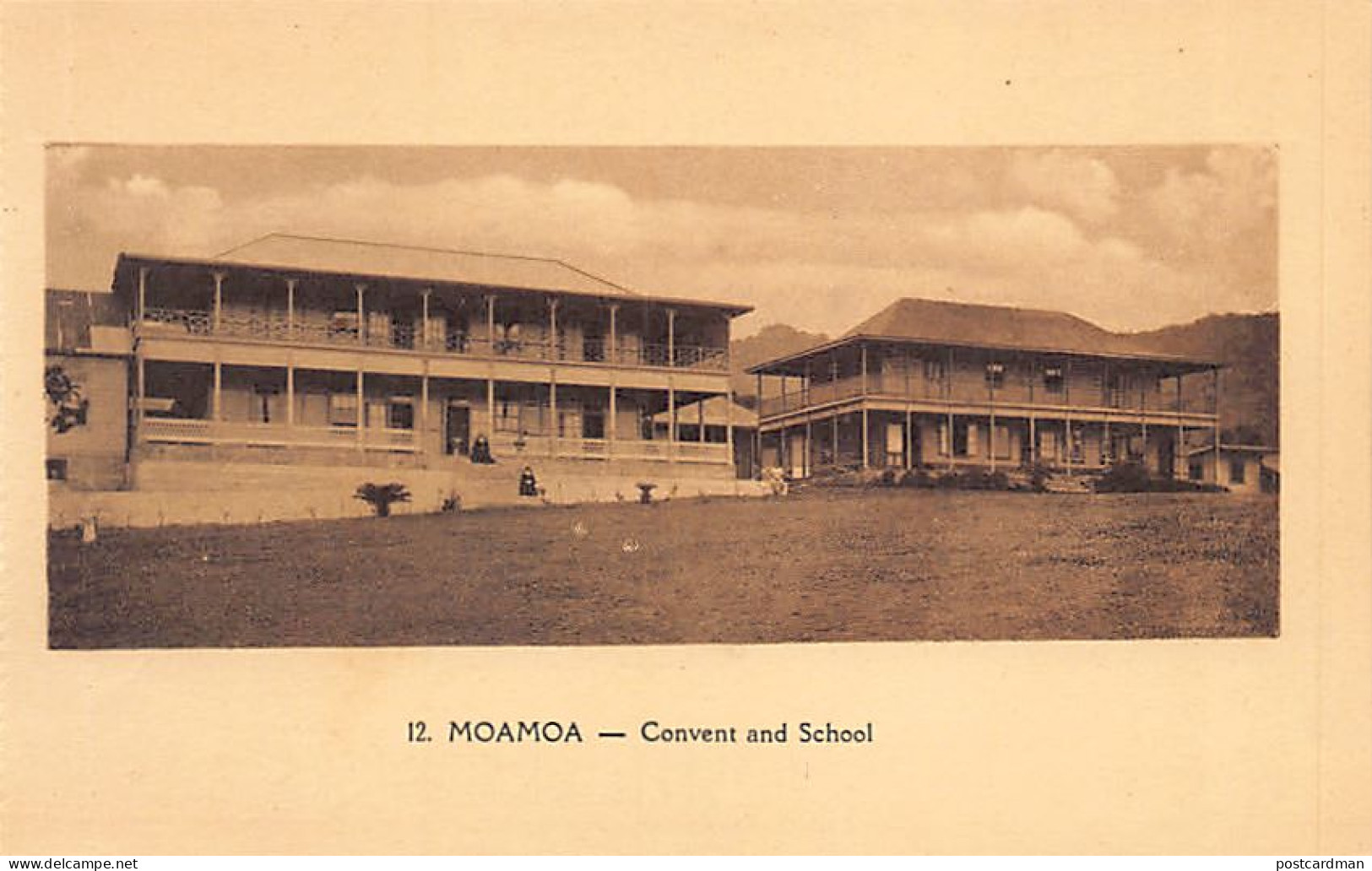 Samoa - MOAMOA - Convent And School - Publ. Unknown 12 - Samoa