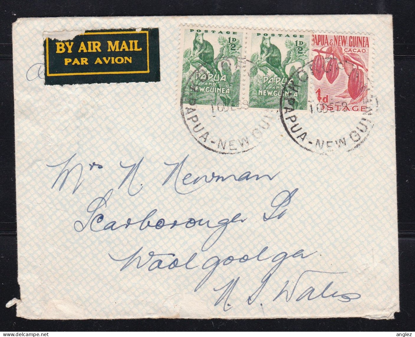 Papua New Guinea 1959 Airmail Cover Koropo To Australia - Papua New Guinea
