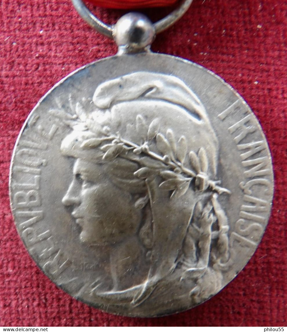54 VILLERUPT Usine De MICHEVILLE Medaille Du Travail Argent 20 Ans - Professionnels / De Société