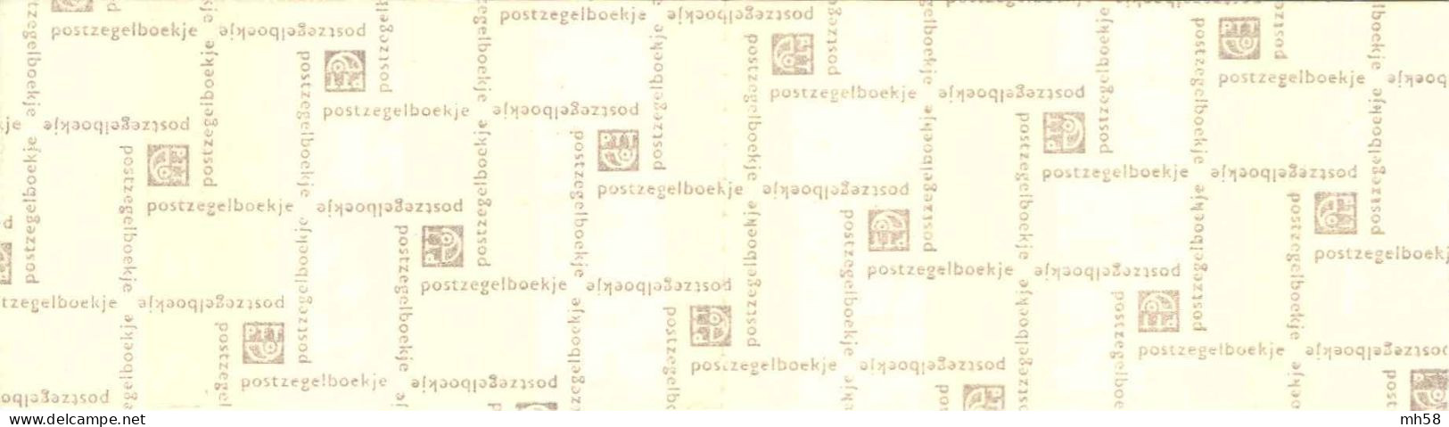 PAYS-BAS NEDERLAND 1968 - Carnet / Booklet / MH Indice PB 6-f - 1 G Juliana - YT C 602bB / MI MH 6y - Libretti