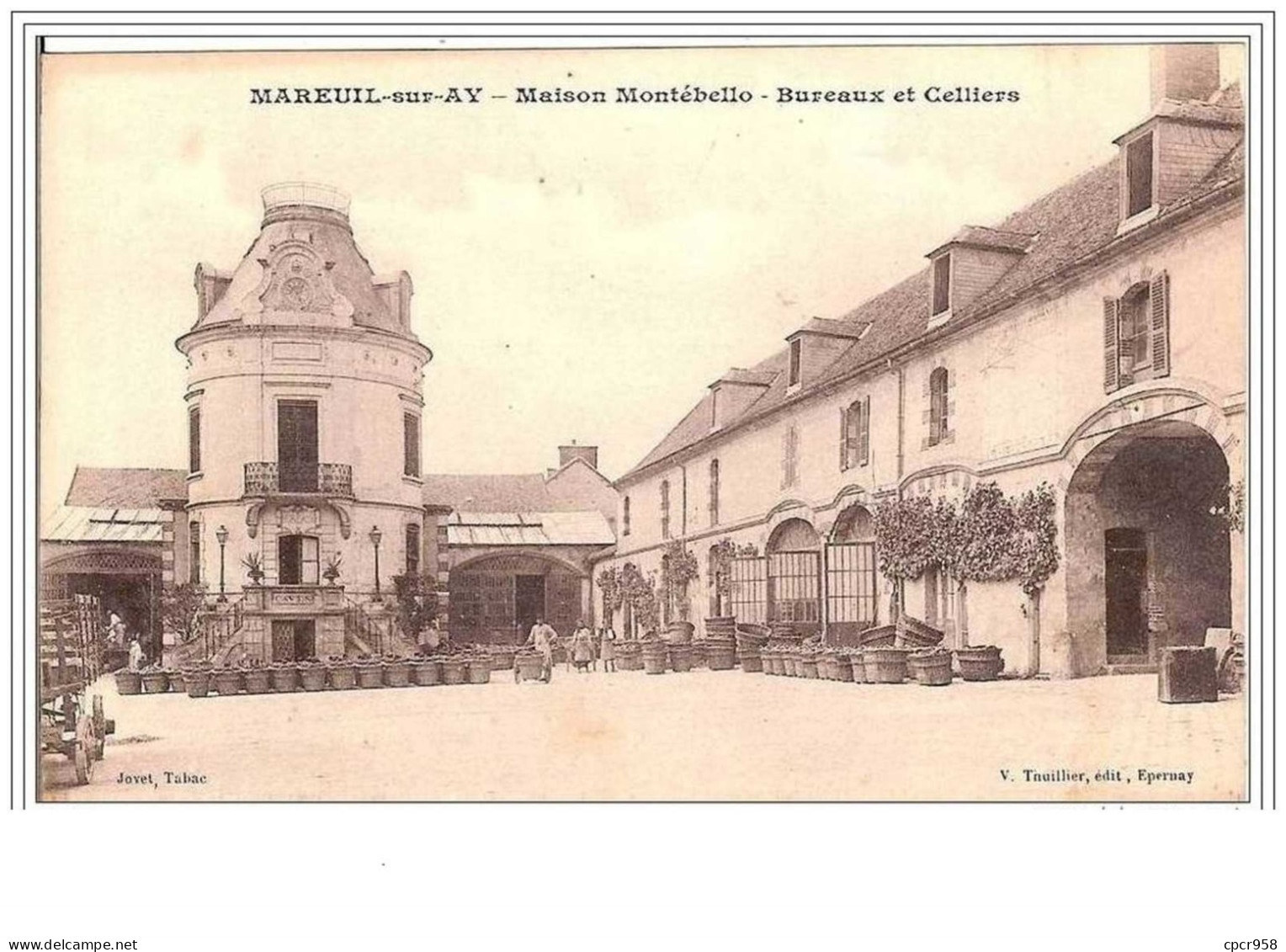 51.MAREUIL-SUR-AY.MAISON MONTEBELLO.BUREAUX ET CELLIERS.CAVES. - Mareuil-sur-Ay