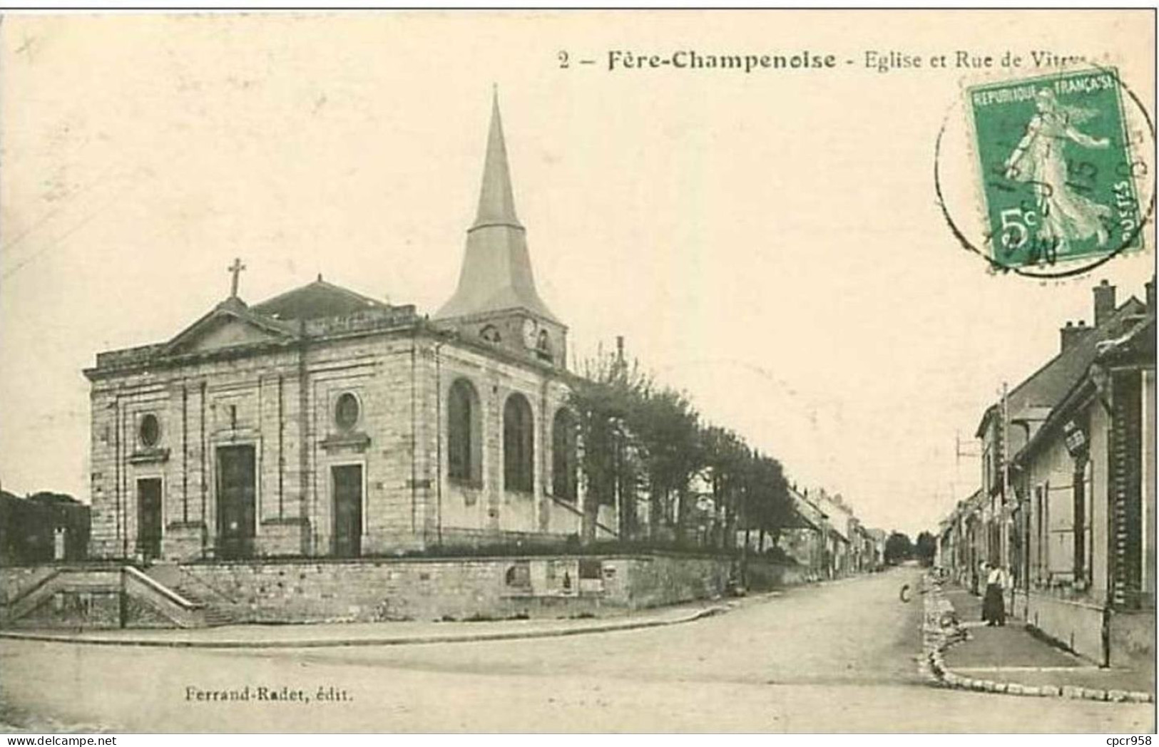 51.FERE CHAMPENOISE.EGLISE - Fère-Champenoise