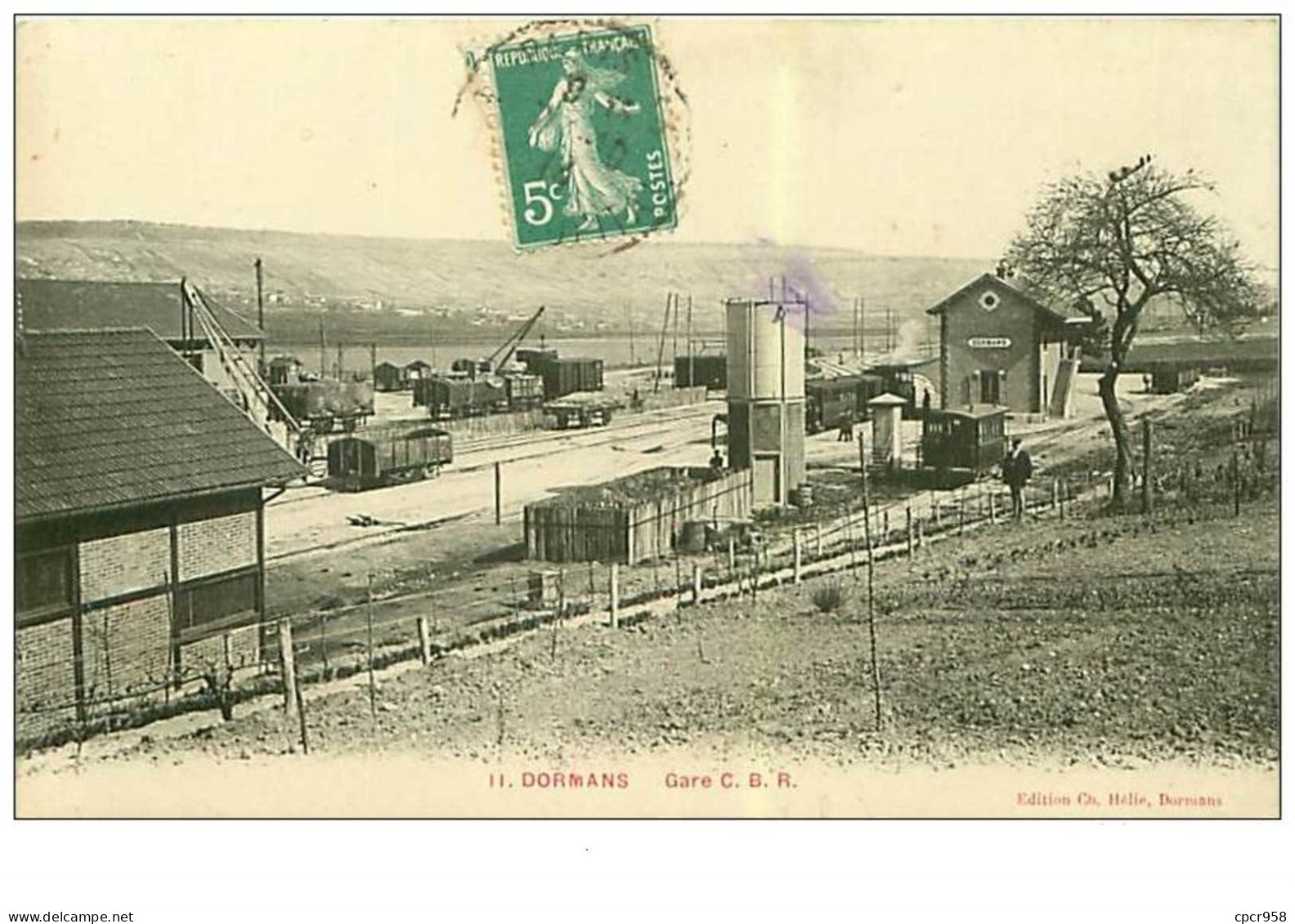 51.DORMANS.n°117.GARE C.B.R - Dormans