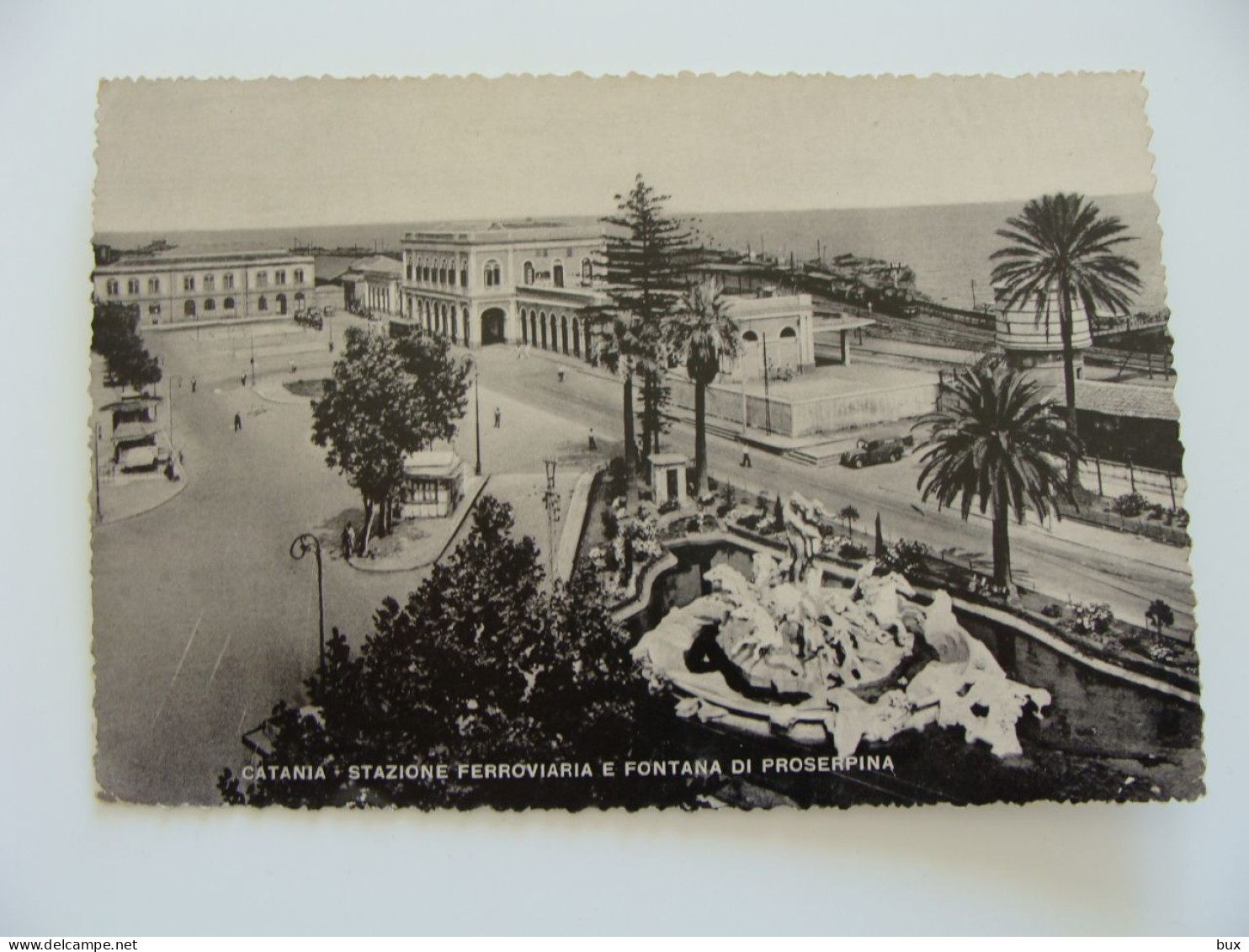 STAZIONE FERROVIARIA  CATANIA   VIAGGIATA COME DA FOTO - Bahnhöfe Ohne Züge